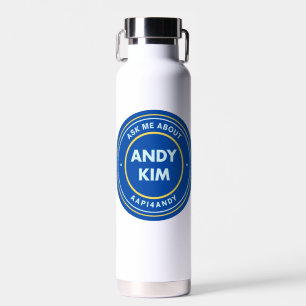 AAPI4Andy Kim water bottle