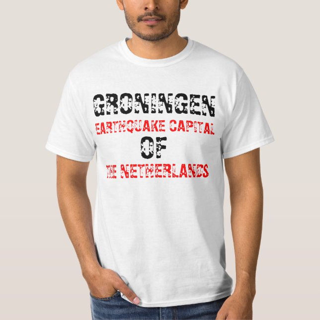 Aardbeving Groningen T-Shirt (Front)