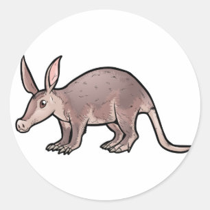 Aardvark Classic Round Sticker