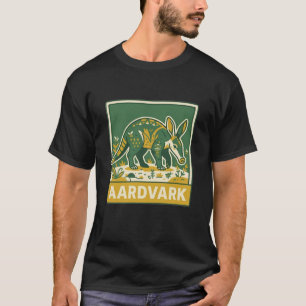 Aardvark Cute Animal Retro Wildlife Nature Lover D T-Shirt