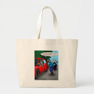 Aardvark Driving While Bugged Funny Tees Mugs Gift Large Tote Bag