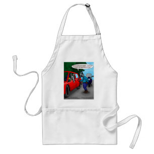 Aardvark Driving While Bugged Funny Tees Mugs Gift Standard Apron