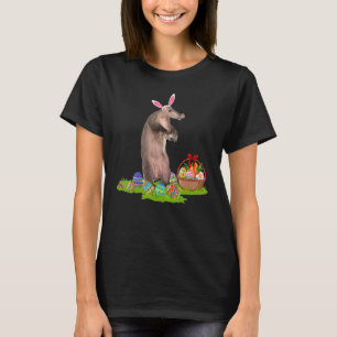 Aardvark Easter Egg Hunting Bunny Aardvark Easter T-Shirt