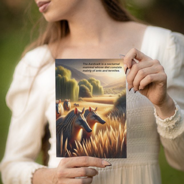Aardvark Harmony in Nature Postcard (Creator Uploaded)