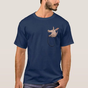 Aardvark In A Pocket  Ant Bear Anteater Cute Anima T-Shirt