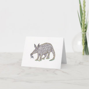 Aardvark ready to eat card