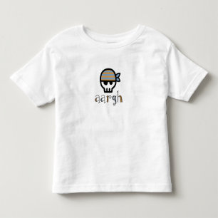 Aargh Boy Pirate Skull Toddler T-Shirt