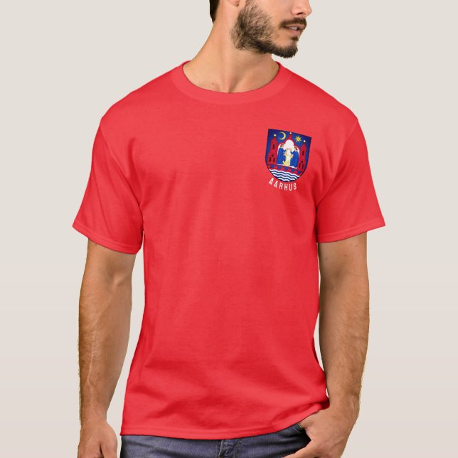 Aarhus coat of arms - DENMARK T-Shirt (Front)