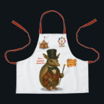 Aaron, aardvark ringmaster apron<br><div class="desc">Dignified, debonair, and delightfully enthusiastic, Aaron the aardvark commands the ring with warm charisma and booming flair. With his signature coat and confident style, he welcomes every guest into the magic of the Dingaling Brothers Circus. No show begins without his proud cry: “Let the marvels begin!” You can find lots...</div>