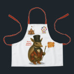 Aaron, aardvark ringmaster apron<br><div class="desc">Dignified, debonair, and delightfully enthusiastic, Aaron the aardvark commands the ring with warm charisma and booming flair. With his signature coat and confident style, he welcomes every guest into the magic of the Dingaling Brothers Circus. No show begins without his proud cry: “Let the marvels begin!” You can find lots...</div>