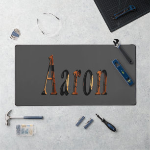 "Aaron and the Game of Glory" His Name Desk Mat