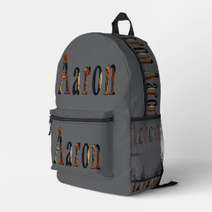 "Aaron and the Game of Glory" His Name Printed Backpack