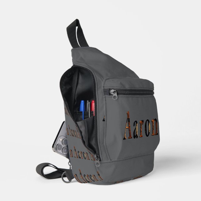 "Aaron and the Game of Glory" His Name Sling Bag (Open)