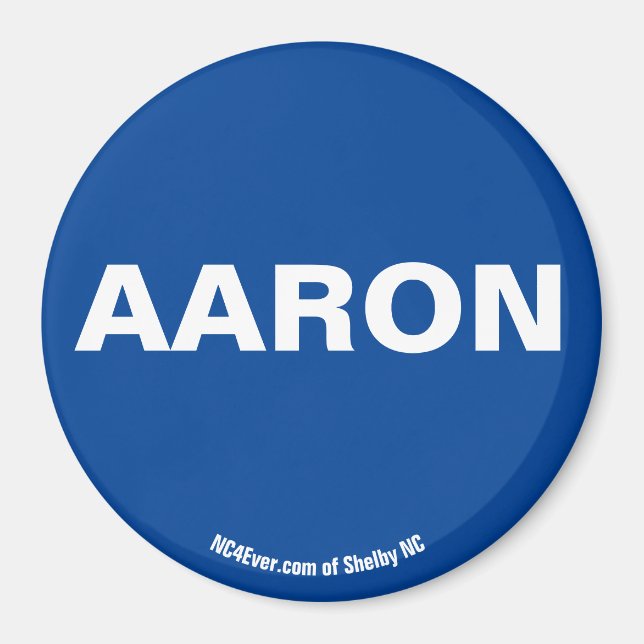 AARON Blue magnet (Front)