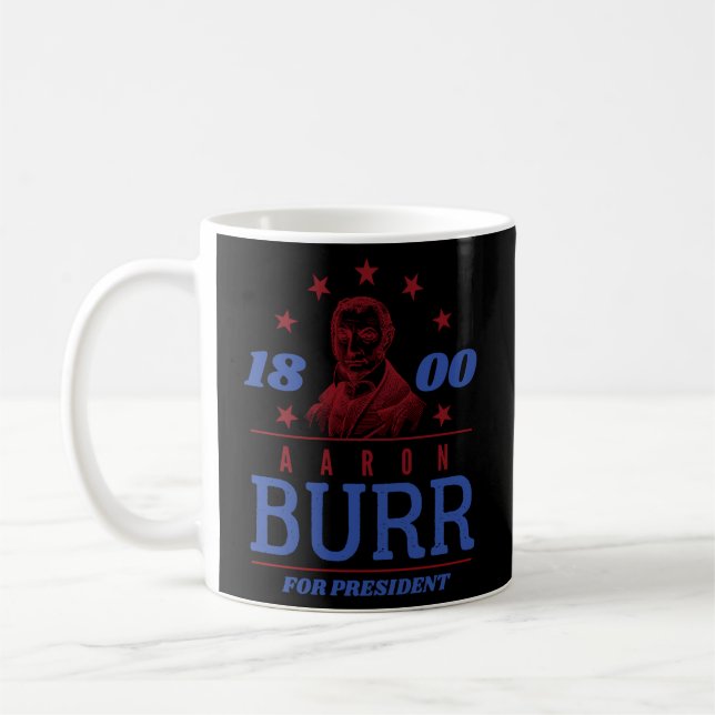 Aaron Burr For President 1800 Campaign Coffee Mug (Left)