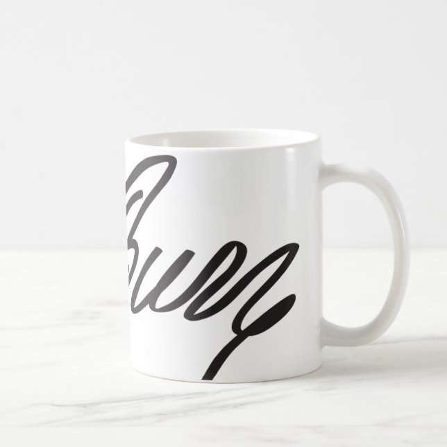 Aaron Burr Signature Mug (Right)