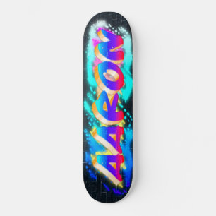 AARON Customised Graffiti Skateboard 
