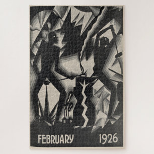Aaron Douglas 1926 Opportunity Cover Jigsaw Puzzle