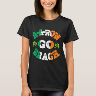 Aaron Erin Go Bragh Shamrock St.patrick's Day  T-Shirt