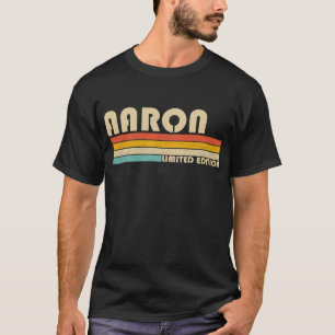 AARON Gift Name Personalised Funny Retro Vintage T-Shirt