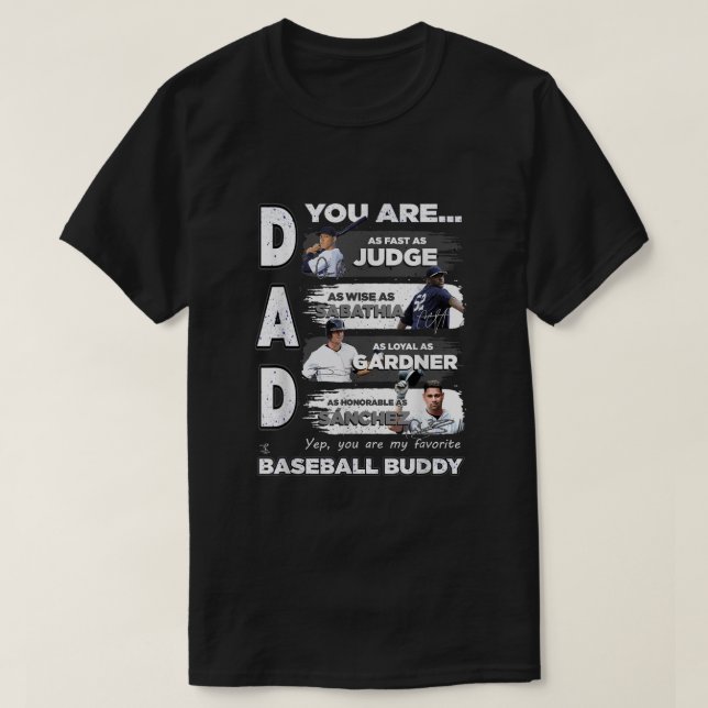 Aaron Judge Baseball Buddy  Apparel1754 T-Shirt (Design Front)