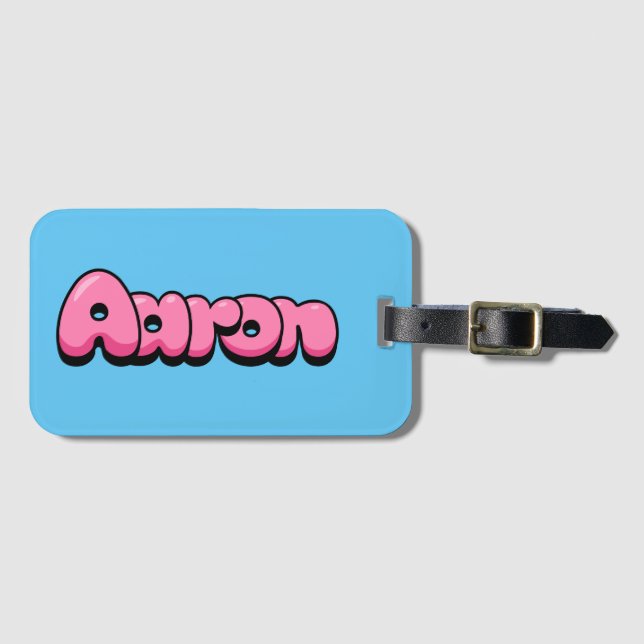 Aaron Luggage Tag (Front Horizontal)