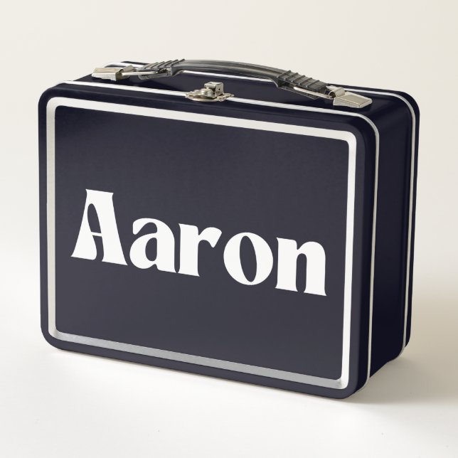 Aaron Metal Lunch Box (Front)