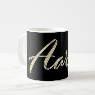 Aaron Name whitegold Tasse Teetasse Coffee Mug