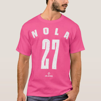 Aaron Nola 27 Mlbpa Philadelphia Baseball Major Le T-Shirt