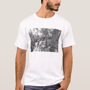 Aaron Rodgers mountain biking on the Stairway to T-Shirt