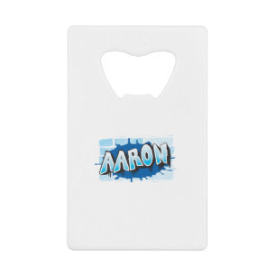 Aaron Your Name Graffiti Brick Wall Stylised