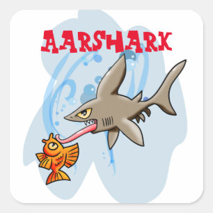 Aarshark Square Sticker