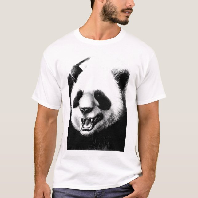 Aart Giant Panda White T-Shirt (Front)