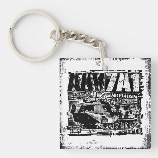 AAV-7A1 Keychain Acrylic Keychain (Front)