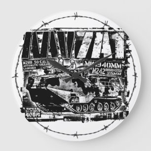 AAV-7A1 Large Clock Acrylic Wall Clock