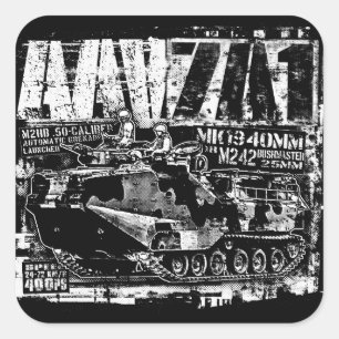 AAV-7A1 Square Sticker Sticker