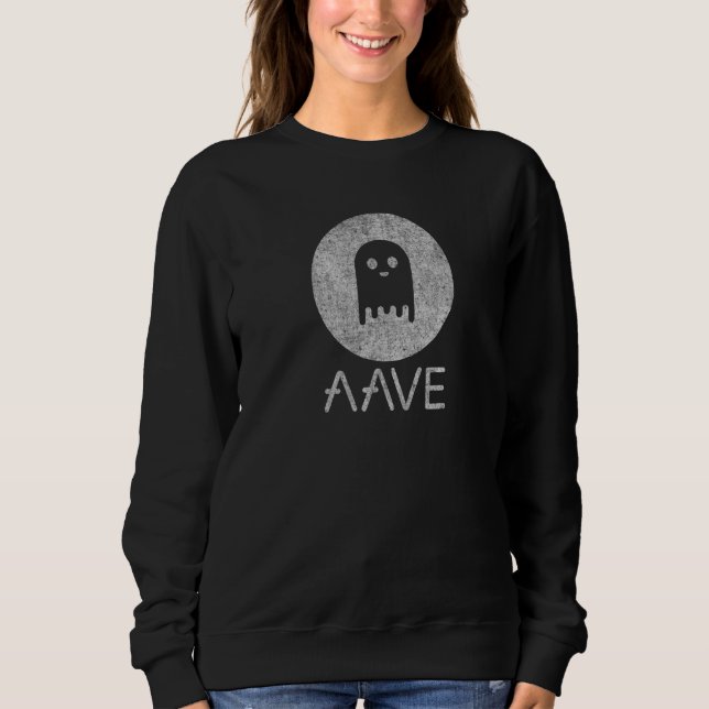 Aave Defi Landing Borrowing Decentralised Finance  Sweatshirt (Front)