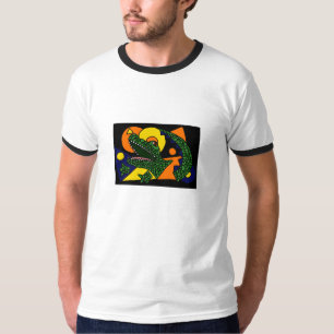 AB- Artistic Gator Cartoon Shirt