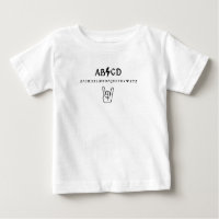AB/CD Alphabet Spoof AC/DC Kids T-shirt
