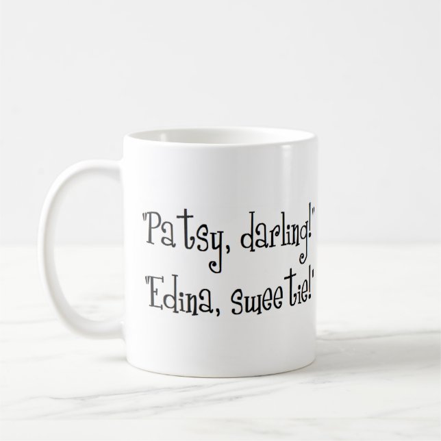 ab fab coffee mug (Left)