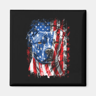 Ab Patriotic Pitbull Dog Lover Owner 4th Of July R Magnet