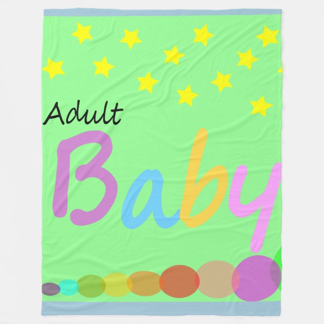 AB Snuggie/ABDL Blanket/ Adult Baby Blanket (Front)