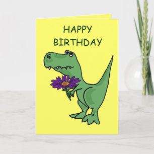 AB- T-Rex Birthday Card