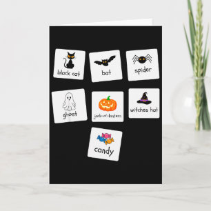 Aba Halloween Special Education Teacher Behavior Y Card