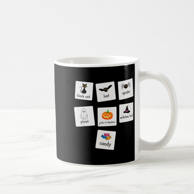 Aba Halloween Special Education Teacher Behaviour  Coffee Mug (Right)