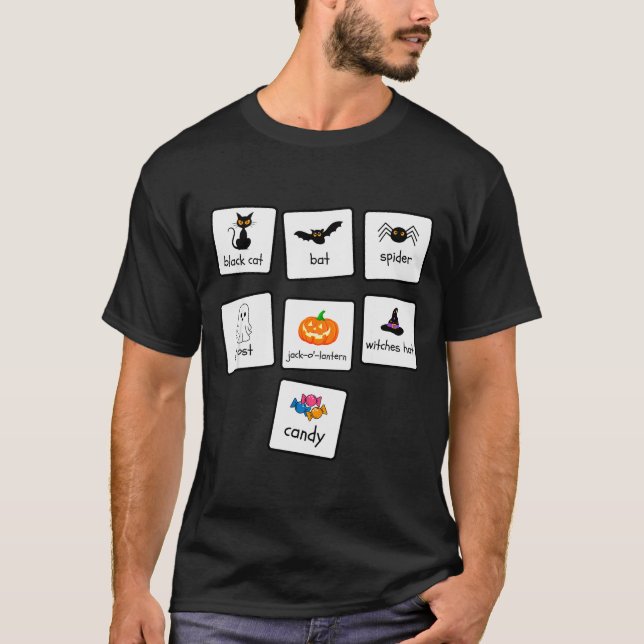 Aba Halloween Special Education Teacher Behaviour  T-Shirt (Front)