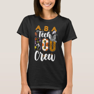 Aba Tech Boo Crew Ghost Halloween Aba Technician M T-Shirt
