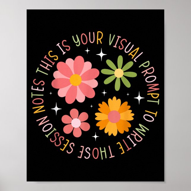 Aba Therapist Aba Therapy Applied Behaviour Analys Poster (Front)