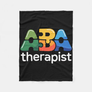 Aba Therapy Applied Behaviour Analysis Analyst Aba Fleece Blanket