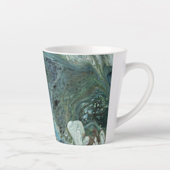 Abacab Soft Green Latte Mug (Right)